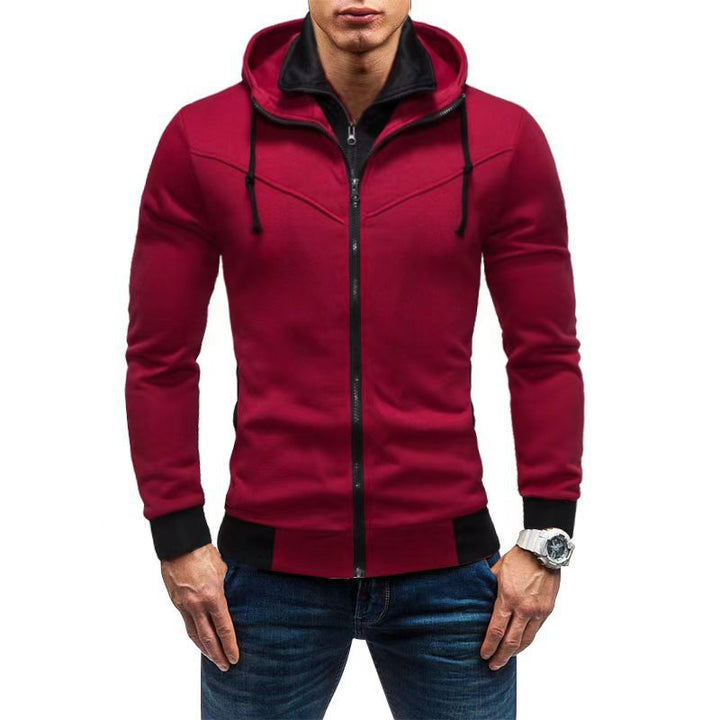 Herren sportlicher Kapuzenpullover mit modischem Schnitt und praktischen Reißverschlusstaschen Echoarchiv