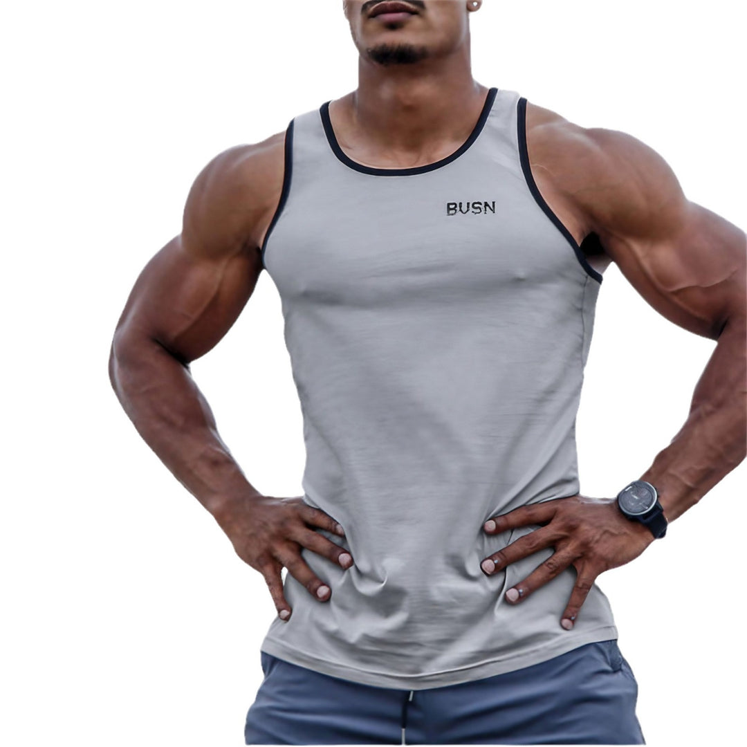 Herren Sport Tanktop mit atmungsaktiven Einsätzen und anschmiegsamem Schnitt Echoarchiv
