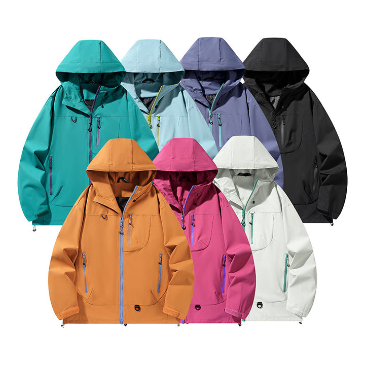Herren Nano wasserdichte Softshell-Jacke mit geschweißten Nähten, versteckter Brusttasche und verstellbarem Saum – Taviero