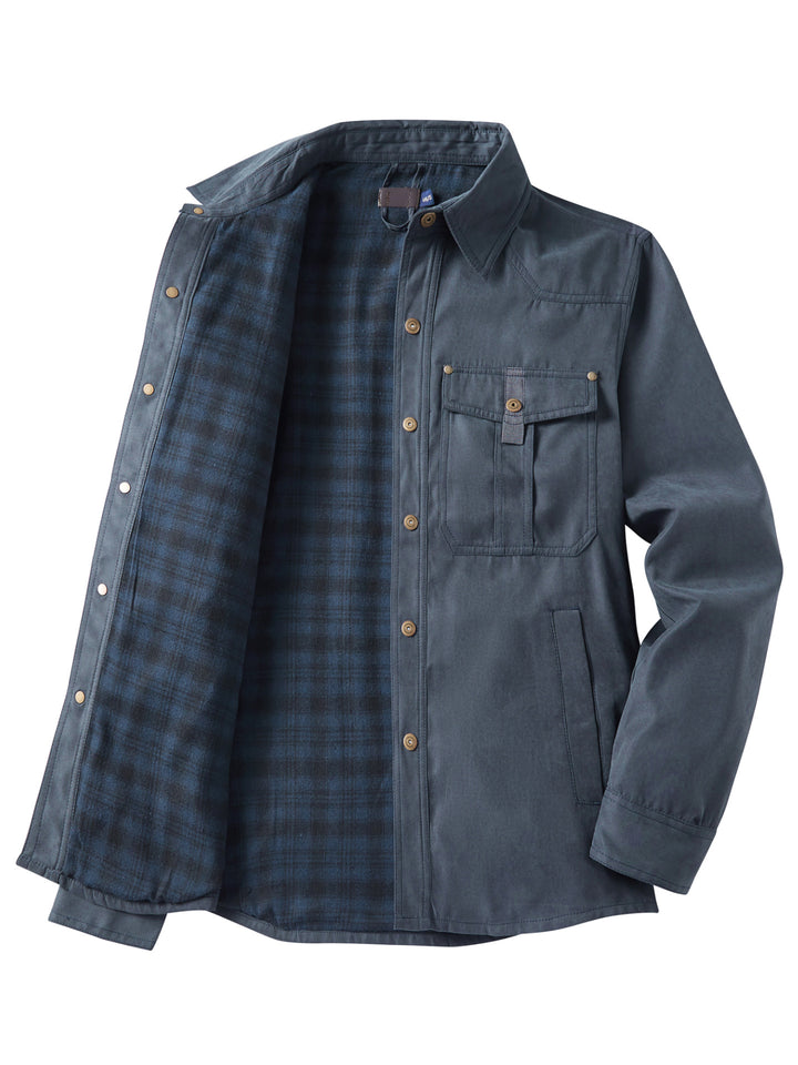 Herren Flanell gefütterte Arbeitsjacke Echoarchiv