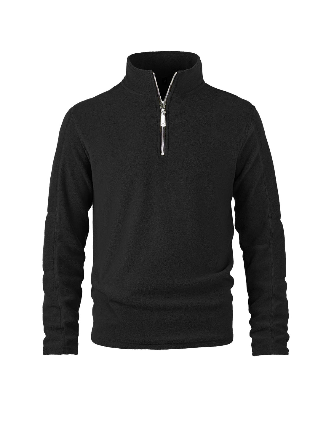 Herren warmhaltender Fleece-Pullover mit halbem Reißverschluss – Cavarno