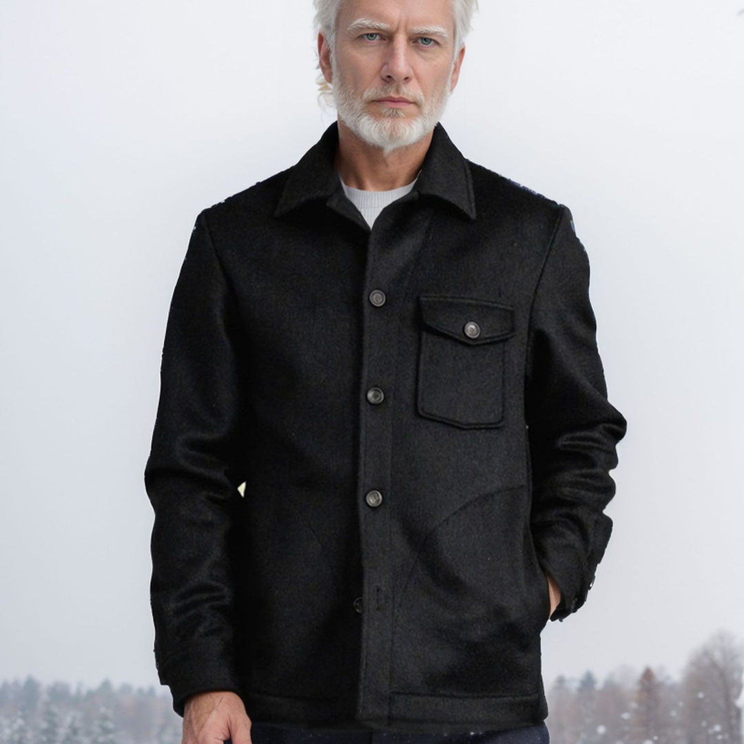 Herren Wolljacke mit praktischen Taschen Echoarchiv