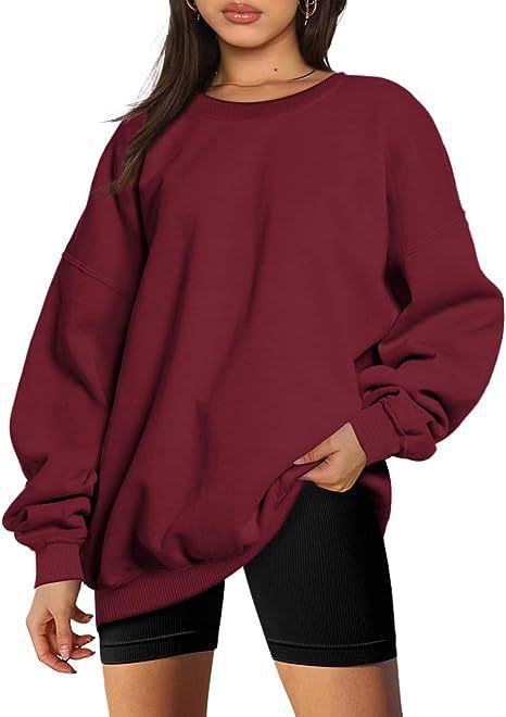 Damen nan Oversize-Sweater mit tiefem Schulterfall und gerippten Bündchen Echo Archiv