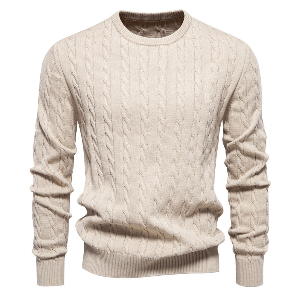 Herren Gemusterter Strickpullover Echoarchiv