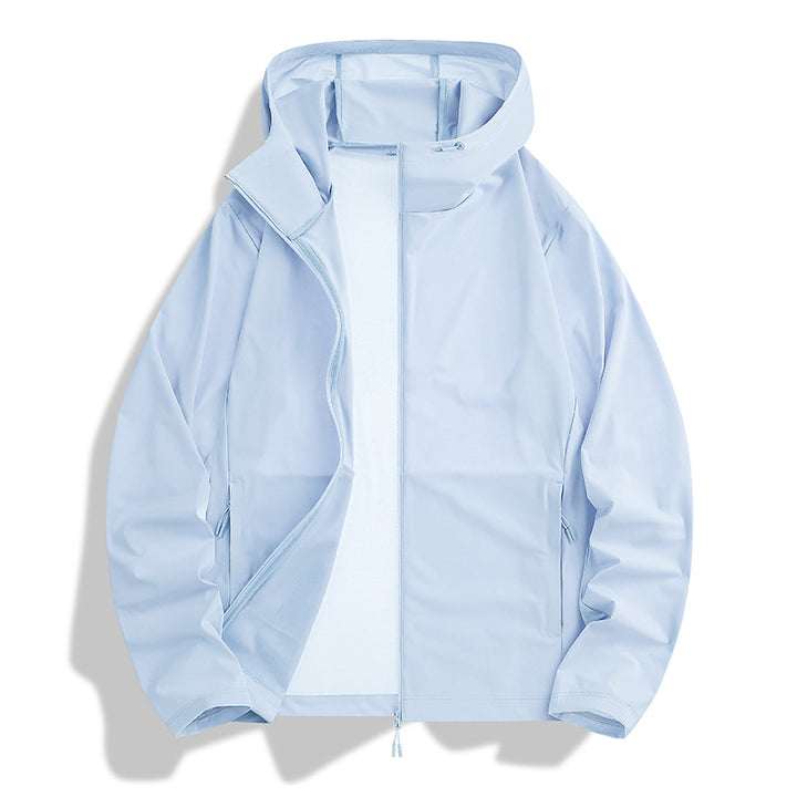 Damen Winddichte Kapuzenjacke Echo Archiv