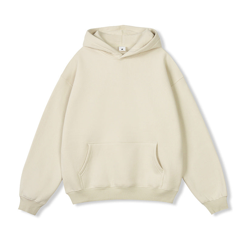 Unisex Oversize-Kapuzenpullover aus Baumwollmix mit Kängurutasche und gerippten Bündchen Echo Archiv