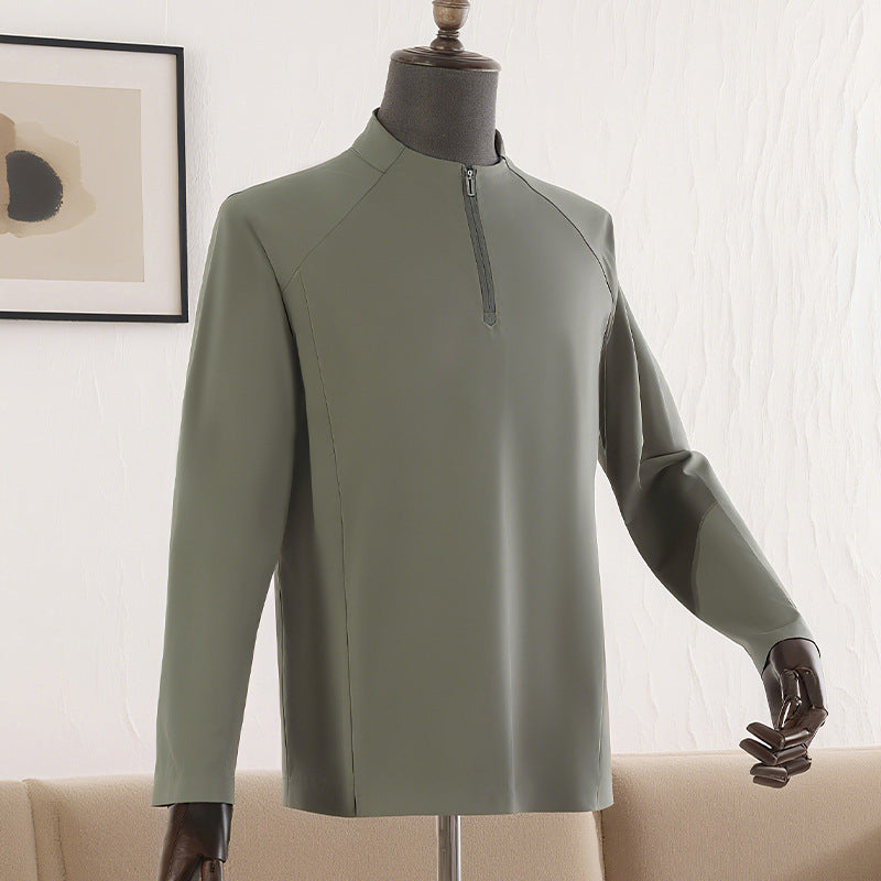 Damen Sportliches Langarmshirt mit Reißverschluss Echo Archiv