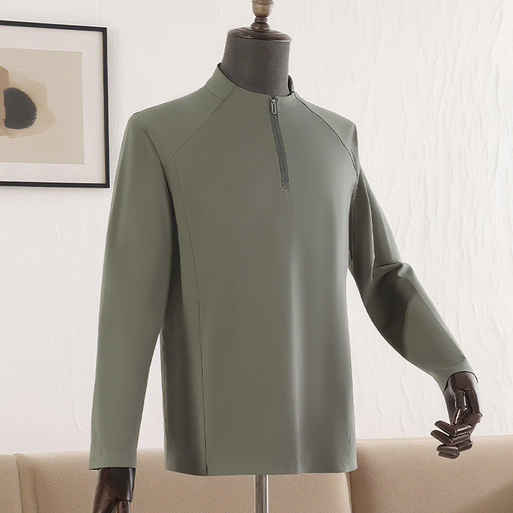 Damen Sportliches Langarmshirt mit Reißverschluss Echo Archiv