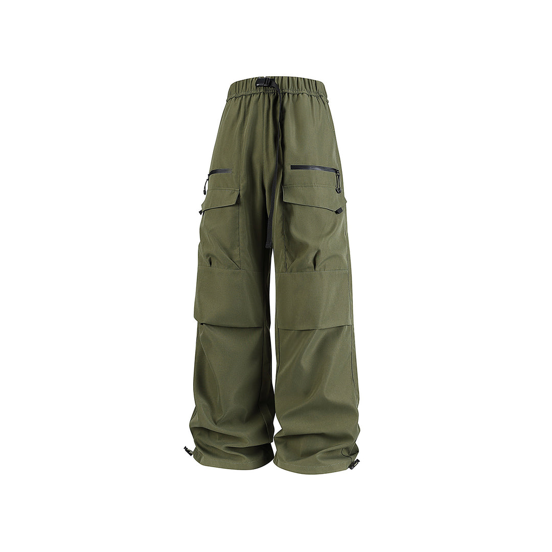 Herren Weite Utility-Cargohose mit verstärkten Kniepassen, Zipper- und Klappfächern Echo Archiv