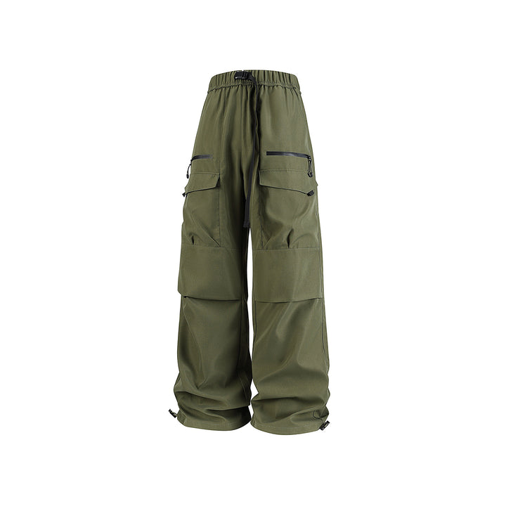 Herren Weite Utility-Cargohose mit verstärkten Kniepassen, Zipper- und Klappfächern Echo Archiv