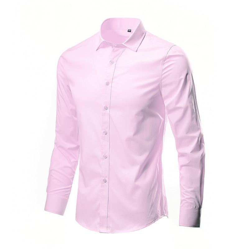 Herren nan Slim-Fit Businesshemd aus Stretch-Baumwollmix mit Kentkragen Echo Archiv