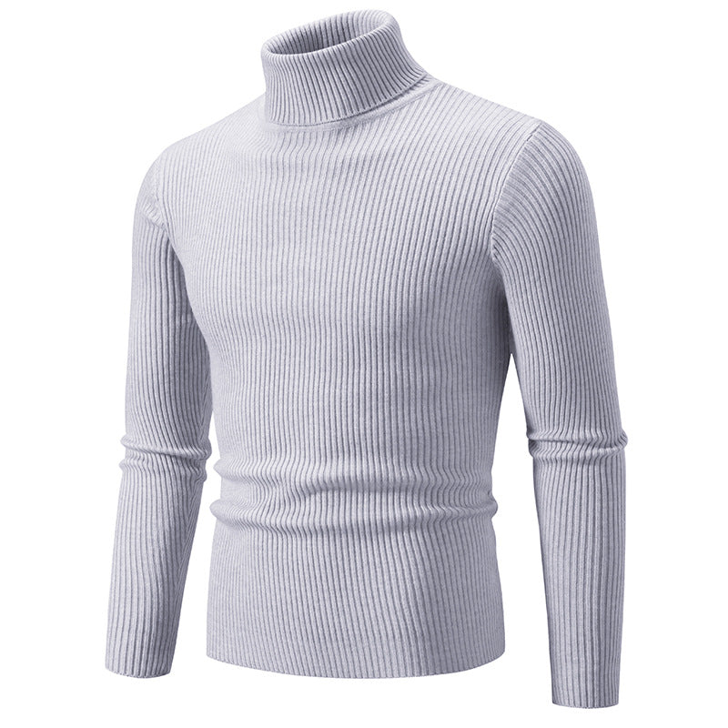 Herren Rollkragenpullover aus hochwertiger Rippenstrickqualität Echoarchiv