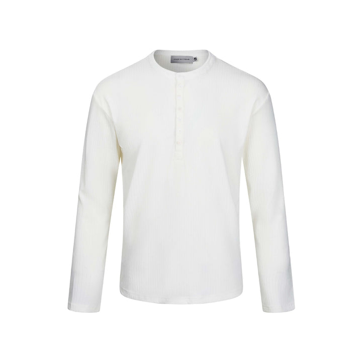 Herren Thermo-Waffelshirt mit Henley-Knopfleiste Echoarchiv
