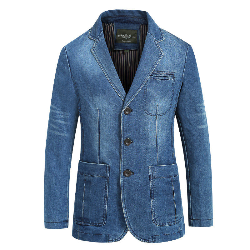 Herren eleganter Denim-Blazer Echo Archiv