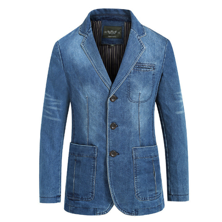 Herren eleganter Denim-Blazer Echo Archiv