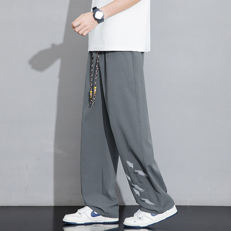 Herren Entspannte Pluderhose mit verstellbarem Bund Echo Archiv