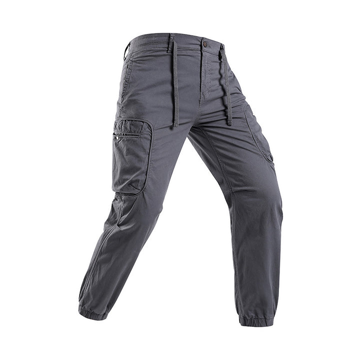 Herren Leichte Trekking‑Cargohose im Joggercut mit elastischem Knöchelabschluss und multifunktionalen Seitenklapptaschen Echo Archiv