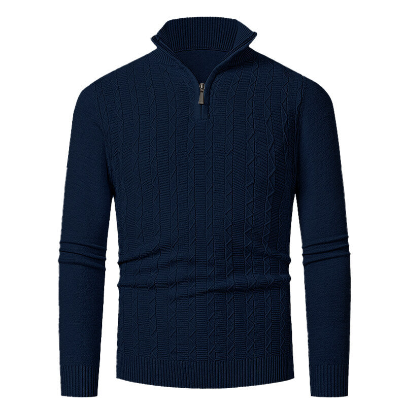 Herren Strickpullover mit Stehkragen Echoarchiv