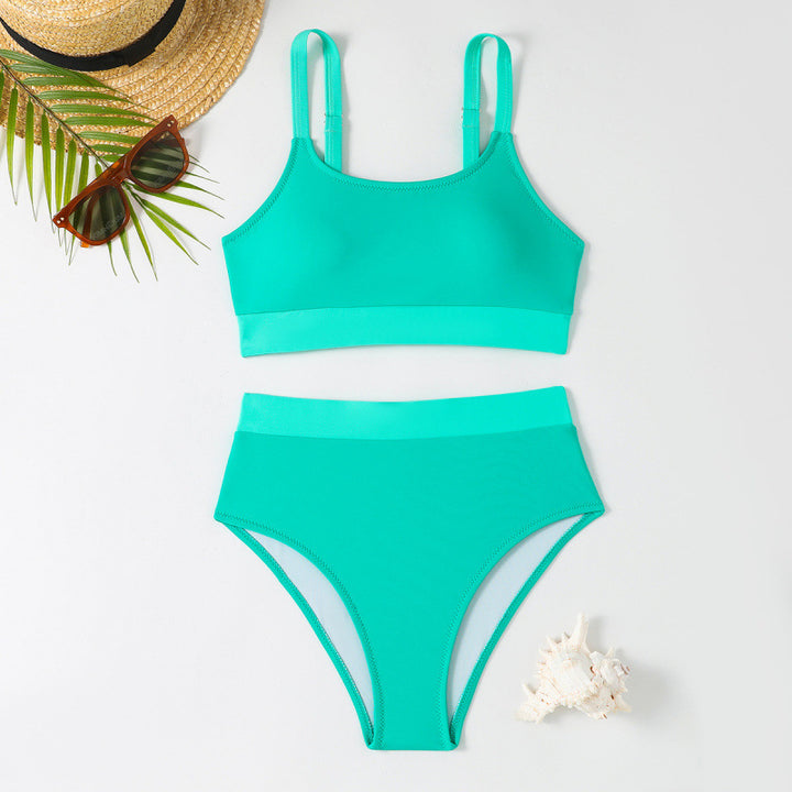 Damen Bikini-Set mit hohem Bund und sportlichem Schnitt Echo Archiv