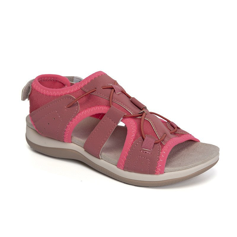 Damen  bequeme Outdoor-Sandalen mit Schnellzugsystem gepolstertem Fußbett und geschlossener Fersenpartie Echo Archiv