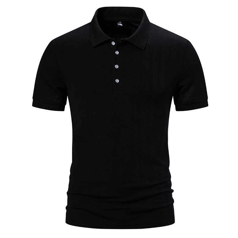 Herren Polohemd mit strukturiertem Design Echoarchiv