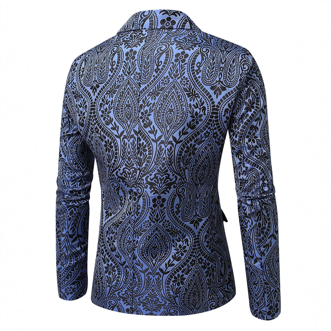 Herren stilvoller Blazer mit Paisleymuster Echoarchiv