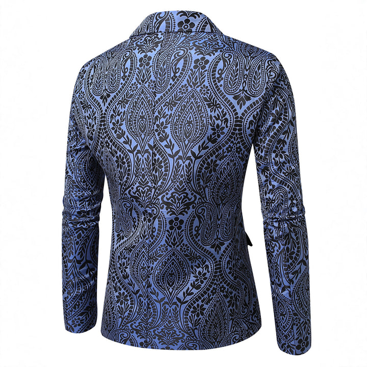 Herren stilvoller Blazer mit Paisleymuster Echoarchiv