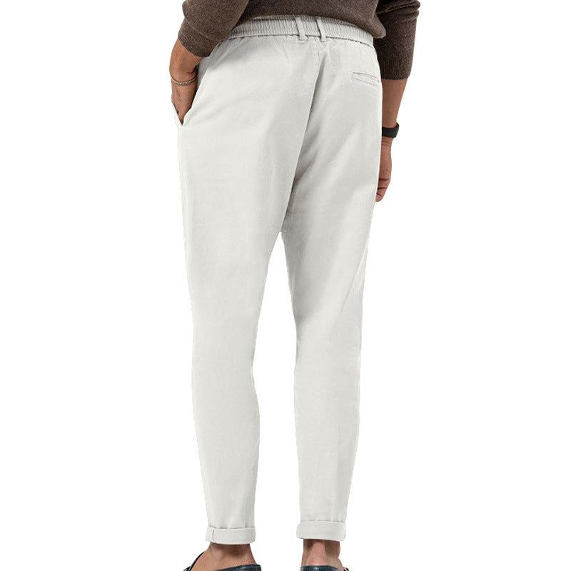 Herren modische Sommer-Cargo-Hose mit elastischem Bund und verstellbarem Kordelzug Echoarchiv