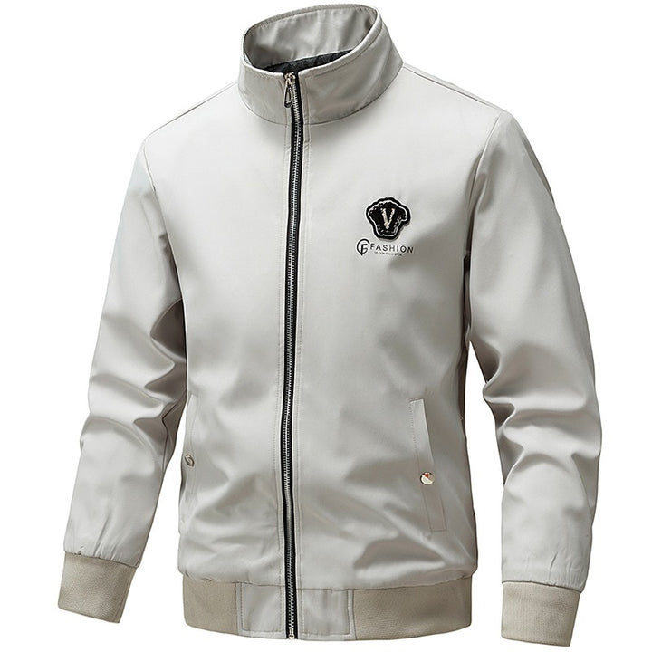 Herren Modische Bomberjacke mit hohem Kragen Echo Archiv