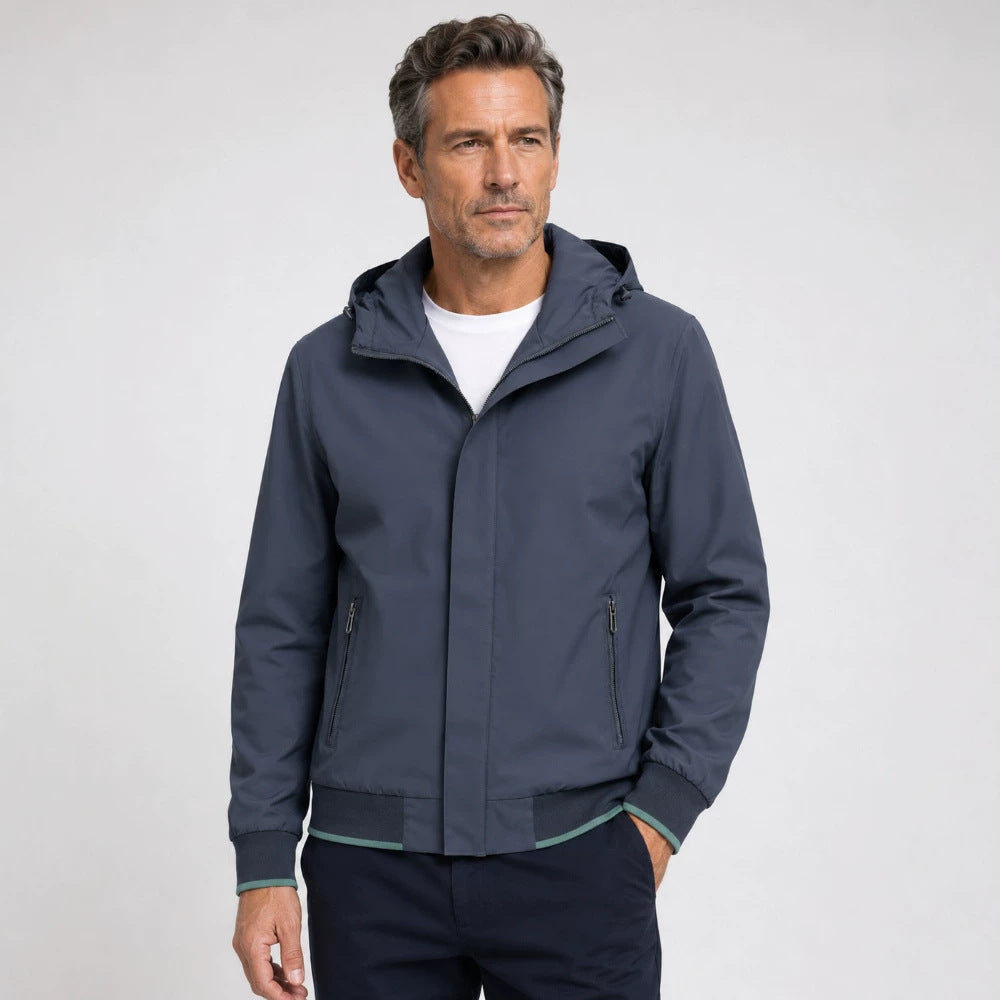 Herren Leichte Übergangsjacke mit Kapuze Echo Archiv