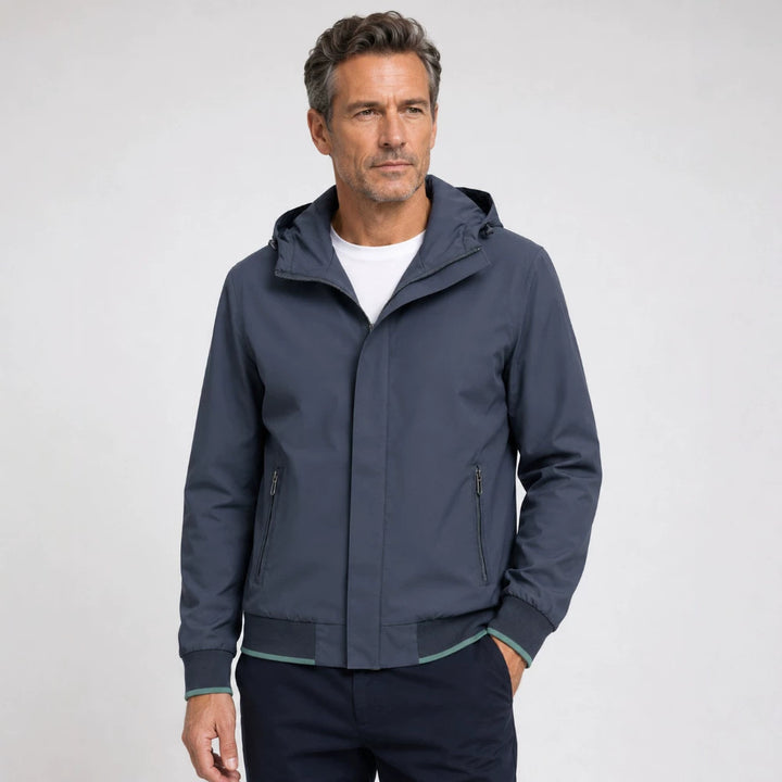 Herren Leichte Übergangsjacke mit Kapuze Echo Archiv