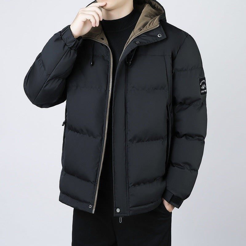 Herren isolierte Thermojacke mit verstellbarer Kapuze Echoarchiv