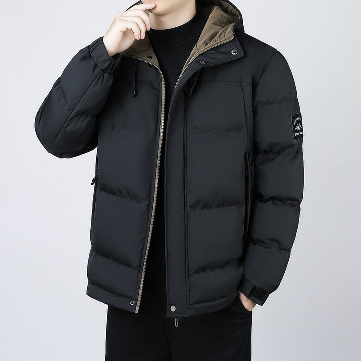 Herren isolierte Thermojacke mit verstellbarer Kapuze Echoarchiv