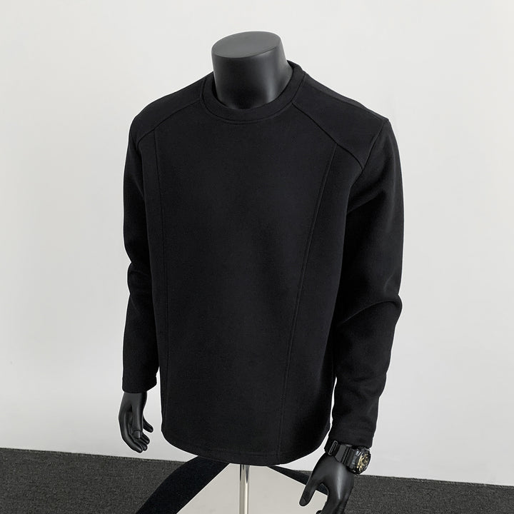 Herren Sweatshirt mit strukturierten Nahtdetails und Rundhalsausschnitt Echo Archiv