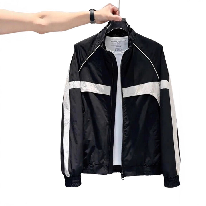 Herren Moderne Sportjacke mit hohen Kragen Echoarchiv