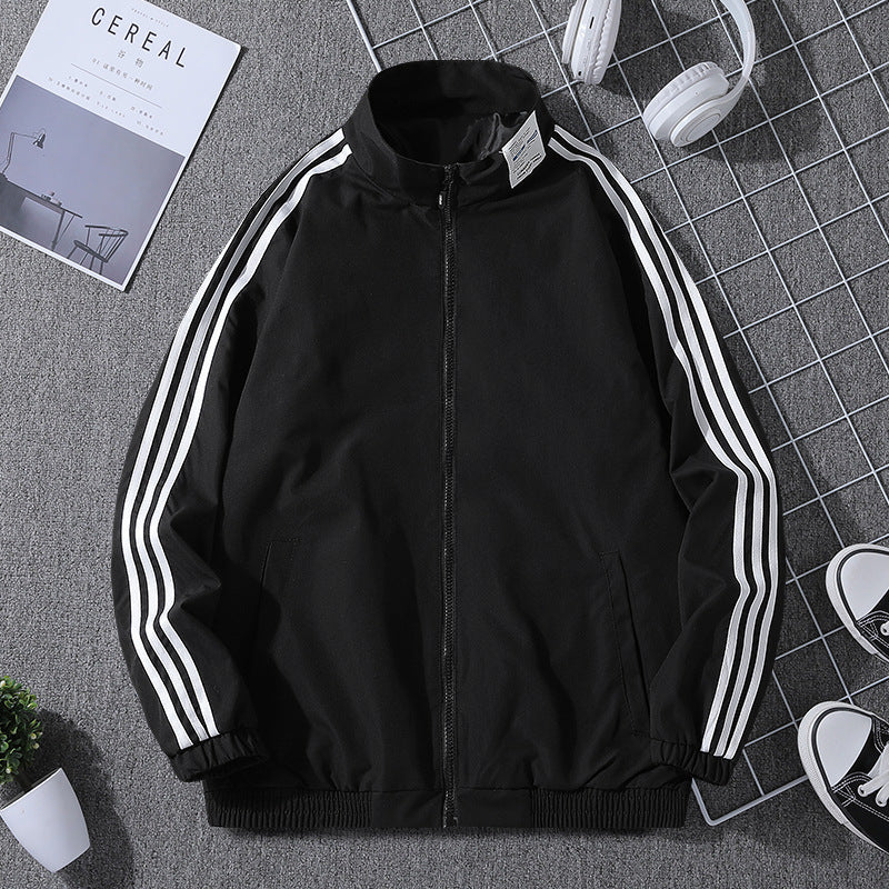 Herren Sportliche Übergangsjacke mit Reißverschluss und seitlichen Taschen Echo Archiv