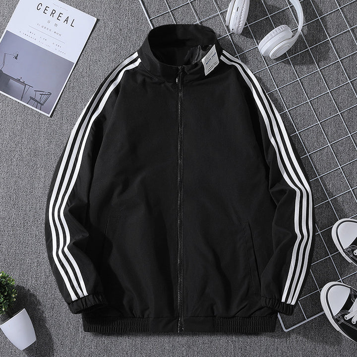 Herren Sportliche Übergangsjacke mit Reißverschluss und seitlichen Taschen Echo Archiv