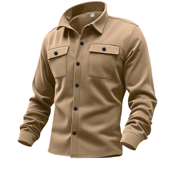 Herren Modische Jacke mit funktionalen Taschen und modernem Schnitt Echoarchiv