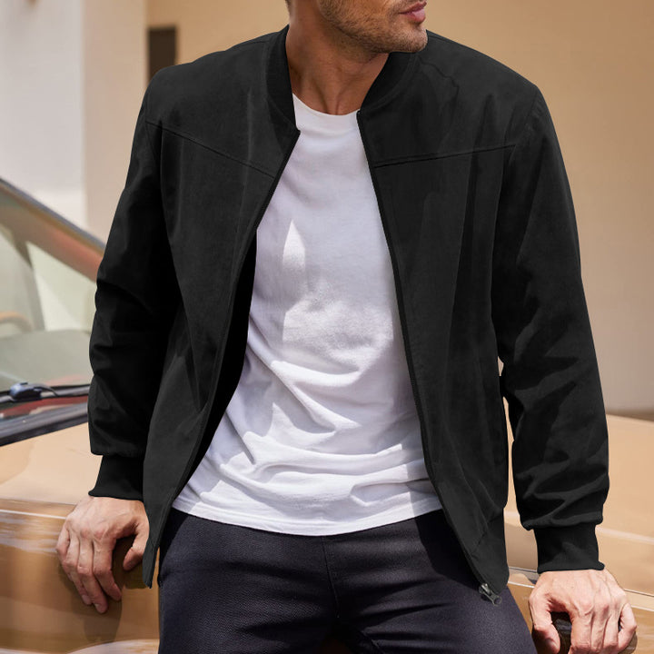 Herren lässige Sweatjacke im sportiven Design mit praktischen Taschen Echoarchiv