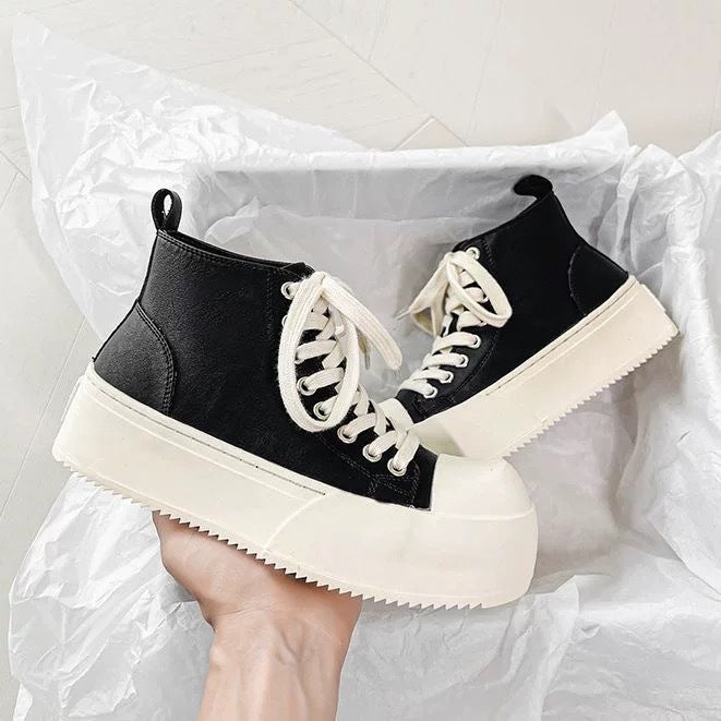 Damen Hohe Sneakers mit robustem Plateau und sportlichem Design Echo Archiv