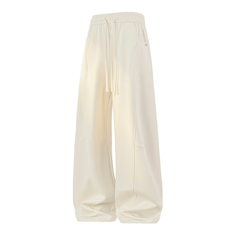 Damen Weite Lagen-Loungehose mit Cargo-Details & elastischem Tunnelzug Echoarchiv