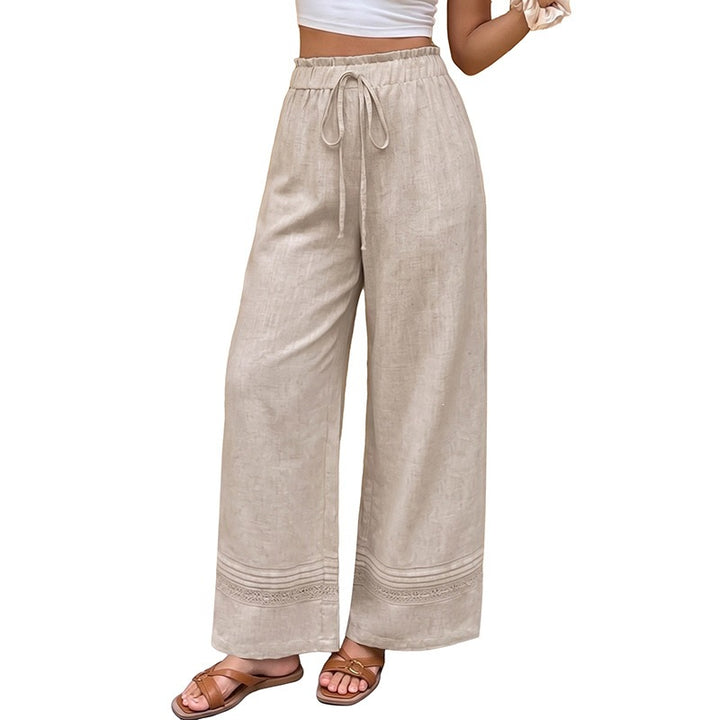 Damen Lockere Leinenhose Echo Archiv