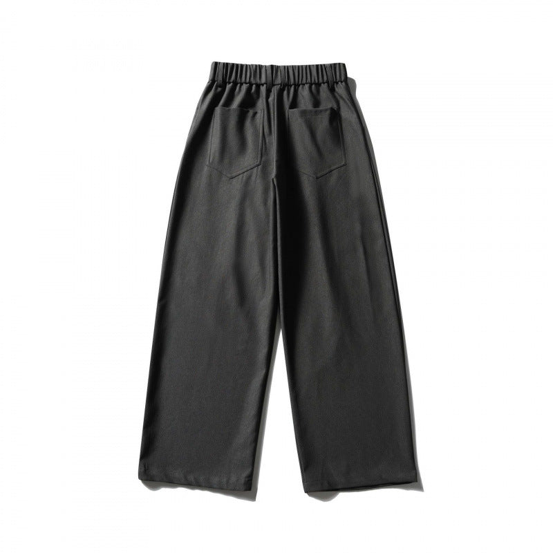 Damen Hochtaillierte Culotte‑Hose mit elastischem Rückenteil, soften Twill und dekorativen Vorderfalten Echo Archiv