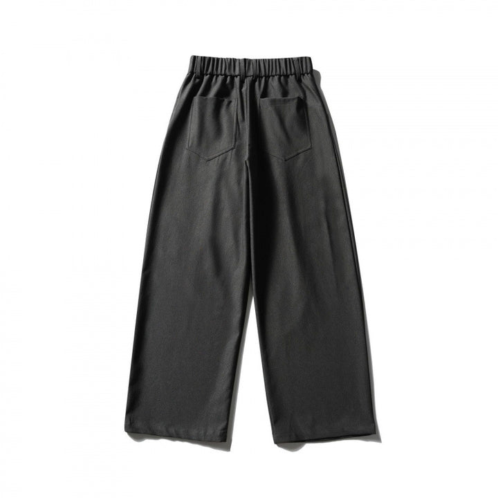 Damen Hochtaillierte Culotte‑Hose mit elastischem Rückenteil, soften Twill und dekorativen Vorderfalten Echo Archiv