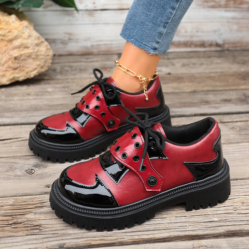 Damen Modische und bequeme Schnürschuhe Echo Archiv