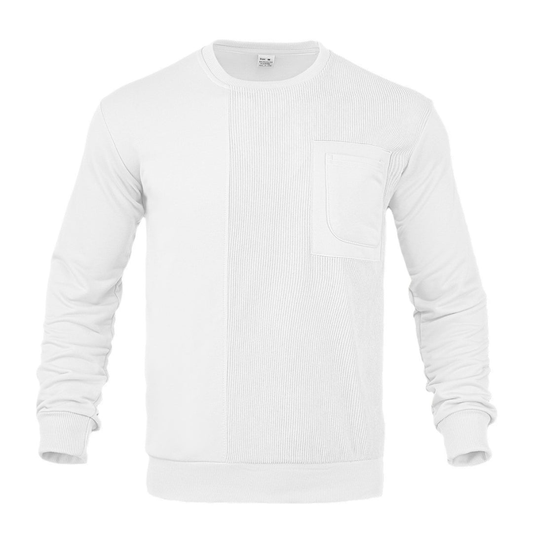 Herren modischer Sweatshirt mit strukturiertem Design und praktischen Taschen Echoarchiv