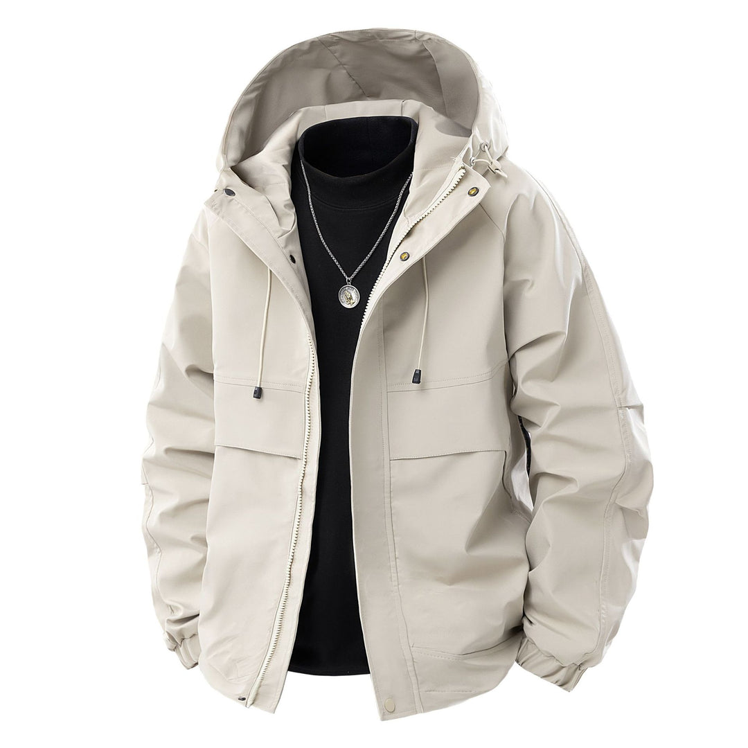 Herren Wasserabweisende urbane Parka‑Jacke mit verstellbarer Kapuze und Multifunktions‑Taschen Echo Archiv