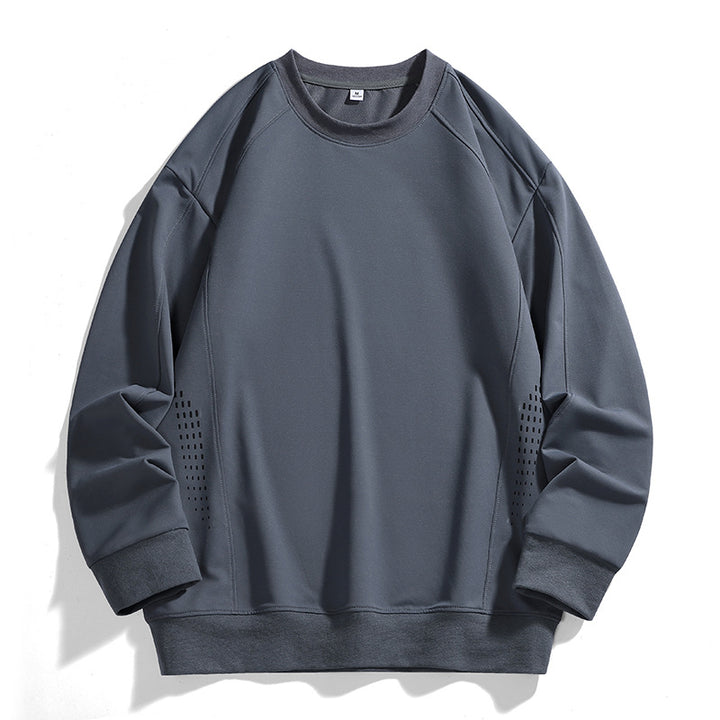 Leichte Herren-Performance-Sweatshirt mit Raglanärmel und seitlicher Belüftung – Marzano