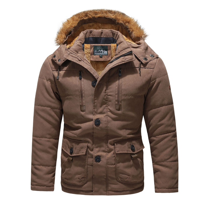 Herren Winterparka mit abnehmbarem Pelzkragen Echo Archiv
