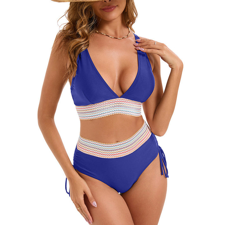 Damen Hochtaillierter Bikini mit raffinierter Rückenschnürung Echo Archiv